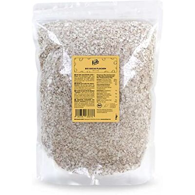 KoRo Flocons fins SOCAS bio 1 KG Emballage grand format de flocons riches en protéines Source de protéines végétales - Publicité KoRo Flocons fins SOCAS bio 1 KG Emballage grand format de flocons riches en protéines Source de protéines végétales - Publicité