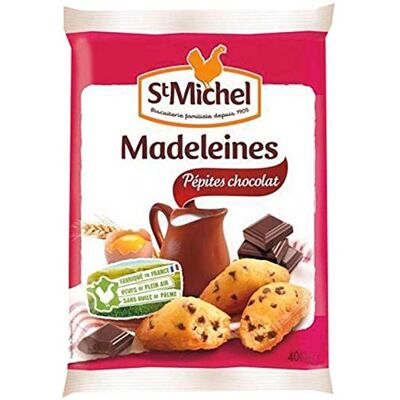 St Michel Madeleines Pépites de Chocolat 400g (lot de 3) - Publicité St Michel Madeleines Pépites de Chocolat 400g (lot de 3) - Publicité