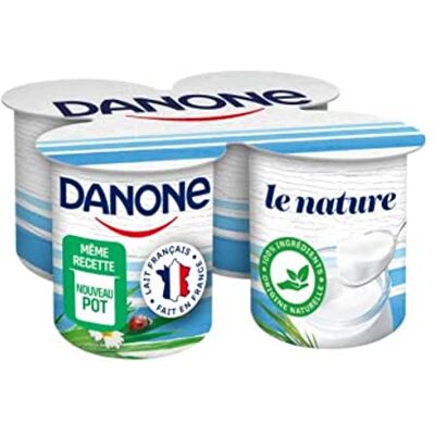 Danone Yaourt nature 4 x 125 g - Publicité Danone Yaourt nature 4 x 125 g - Publicité