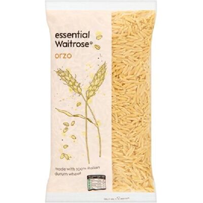 Waitrose Orzo Essential 500g - Publicité Waitrose Orzo Essential 500g - Publicité
