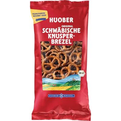 Huober Mini-Bretzels Bio 175 g Lot de 10 - Publicité Huober Mini-Bretzels Bio 175 g Lot de 10 - Publicité