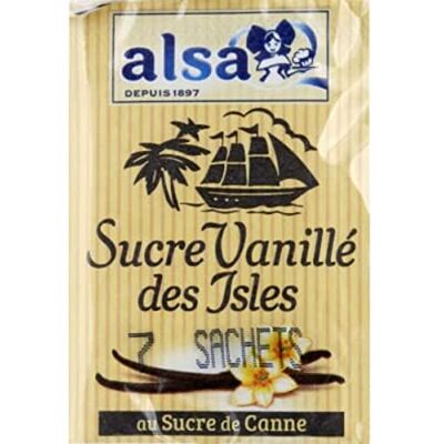 Alsa Sucre vanillé des Isles au sucre de canne Les 7 sachets, 53g - Publicité Alsa Sucre vanillé des Isles au sucre de canne Les 7 sachets, 53g - Publicité