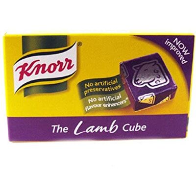Knorr Lamb Stock 8 Cubes 80G - Publicité Knorr Lamb Stock 8 Cubes 80G - Publicité