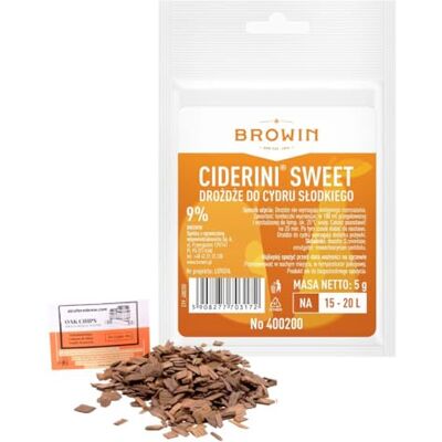 Ciderini Levure de cidre SWEET 5g/20L Levure pour la pomme Sèche levure Levure de vin - Publicité Ciderini Levure de cidre SWEET 5g/20L Levure pour la pomme Sèche levure Levure de vin - Publicité