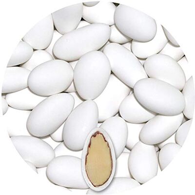 EinsSein 500g Dragées Amandes Gracile midi blanc mat ca. 150 pièce Dragees Mariage Baptême Communion Célébrer Fête Candybar Confiserie Candy Bar Cadeaux Invités Bonbons Amande Premium - Publicité EinsSein 500g Dragées Amandes Gracile midi blanc mat ca. 150 pièce Dragees Mariage Baptême Communion Célébrer Fête Candybar Confiserie Candy Bar Cadeaux Invités Bonbons Amande Premium - Publicité