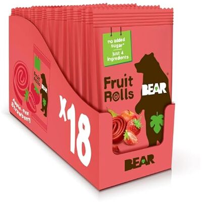 BEAR Yoyos - Fraise 20g - Snack - Publicité BEAR Yoyos - Fraise 20g - Snack - Publicité