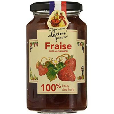 LUCIEN GEORGELIN Préparation Fraise 100% Fruit Bocal 300g - Publicité LUCIEN GEORGELIN Préparation Fraise 100% Fruit Bocal 300g - Publicité