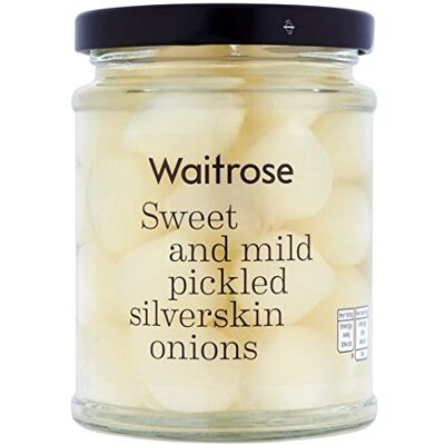 Waitrose Pickled Silverskin Onions 280g - Publicité Waitrose Pickled Silverskin Onions 280g - Publicité