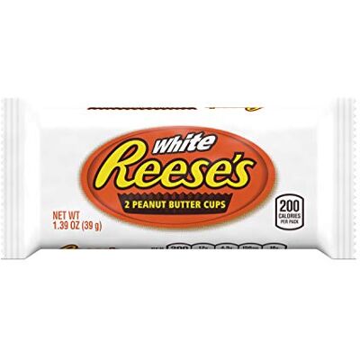 Reese's Beurre de Cacahuète Cups White 39 g Lot de 2 - Publicité Reese's Beurre de Cacahuète Cups White 39 g Lot de 2 - Publicité