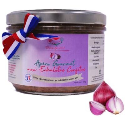 Relais Gourmet Tartinable Gourmet aux Échalotes Confites – Coffret 6 Pots 180 g Spécialité Artisanale Française 100% Naturel, Sans Conservateurs ni Additifs Apéritifs, Cadeau, Fêtes - Publicité Relais Gourmet Tartinable Gourmet aux Échalotes Confites – Coffret 6 Pots 180 g Spécialité Artisanale Française 100% Naturel, Sans Conservateurs ni Additifs Apéritifs, Cadeau, Fêtes - Publicité