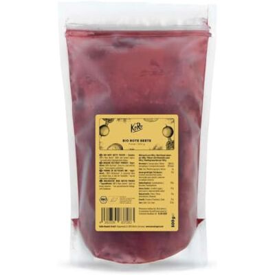 KoRo Poudre de betterave bio 500 g Colorant alimentaire 100 % naturel au goût subtil, riche en minéraux et en vitamines - Publicité KoRo Poudre de betterave bio 500 g Colorant alimentaire 100 % naturel au goût subtil, riche en minéraux et en vitamines - Publicité