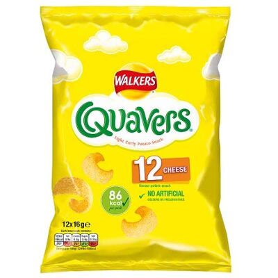 Walkers Quavers Cheese 14 Pack 240g by - Publicité Walkers Quavers Cheese 14 Pack 240g by - Publicité