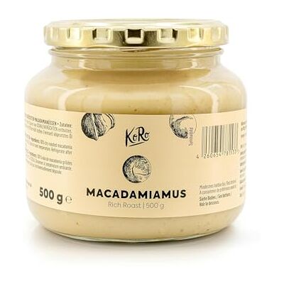 KoRo Purée de noix de macadamia 6 x 500 g 100% noix de macadamia Saveur intense Alternative vegan onctueuse - Publicité KoRo Purée de noix de macadamia 6 x 500 g 100% noix de macadamia Saveur intense Alternative vegan onctueuse - Publicité