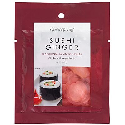 Clearspring Sushi Gingembre, 50 g - Publicité Clearspring Sushi Gingembre, 50 g - Publicité