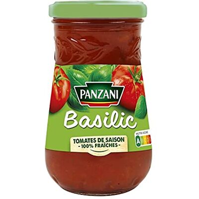 PANZANI Sauce Tomate Basilic 210G Lot De 4 - Publicité PANZANI Sauce Tomate Basilic 210G Lot De 4 - Publicité