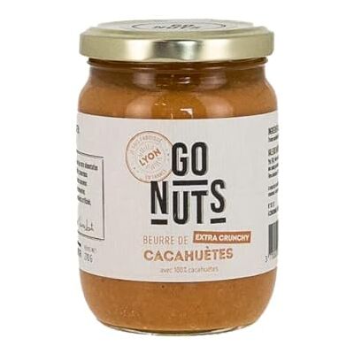 Go Nuts BEURRE DE CACAHUETE EXTRA CRUNCHY 270G - Publicité Go Nuts BEURRE DE CACAHUETE EXTRA CRUNCHY 270G - Publicité