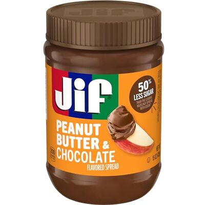 Jif f Beurre de cacahuète au chocolat, 425,2 g - Publicité Jif f Beurre de cacahuète au chocolat, 425,2 g - Publicité