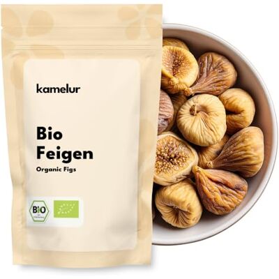 Kamelur 1kg de figues BIO sèches sans additifs, d’Espagne – NOUVELLE RÉCOLTE – figues naturelles de la meilleure qualité biologique - Publicité Kamelur 1kg de figues BIO sèches sans additifs, d’Espagne – NOUVELLE RÉCOLTE – figues naturelles de la meilleure qualité biologique - Publicité