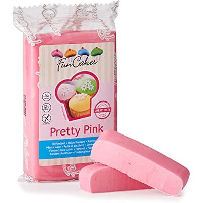 FunCakes Pâte à Sucre Pretty Rose Facile à Utiliser Lisse Flexible Doux Parfait pour Décoration de Gâteaux Halal Casher sans Gluten 270 g - Publicité FunCakes Pâte à Sucre Pretty Rose Facile à Utiliser Lisse Flexible Doux Parfait pour Décoration de Gâteaux Halal Casher sans Gluten 270 g - Publicité