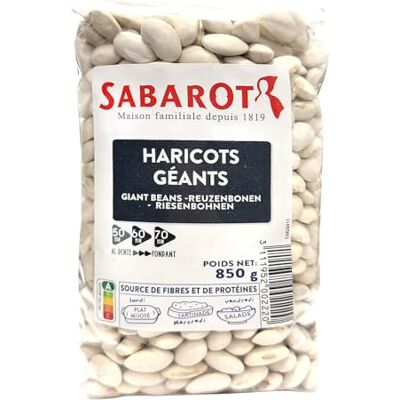 Sabarot Haricots géants Sachet 850g - Publicité Sabarot Haricots géants Sachet 850g - Publicité