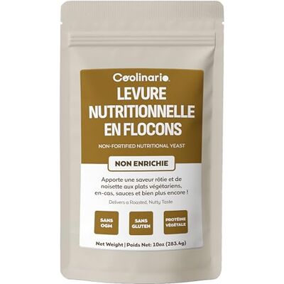 Coolinario Levure Nutritionnelle Non Enrichie (283.5 g) Assaisonnement Végan au Goût Noisette Riche en Protéines, Fibres & Minéraux Pour Snacks, Sauces & Vinaigrettes Sans Gluten - Publicité Coolinario Levure Nutritionnelle Non Enrichie (283.5 g) Assaisonnement Végan au Goût Noisette Riche en Protéines, Fibres & Minéraux Pour Snacks, Sauces & Vinaigrettes Sans Gluten - Publicité