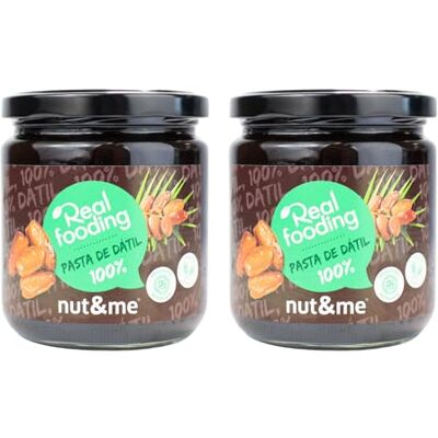 nut&me Pâte de datte Realfooding 1 kg 100% datte Édulcorant naturel Sans sucres ajoutés Sans additifs Sans gluten Sans lactose Sans OGM Halal - Publicité nut&me Pâte de datte Realfooding 1 kg 100% datte Édulcorant naturel Sans sucres ajoutés Sans additifs Sans gluten Sans lactose Sans OGM Halal - Publicité