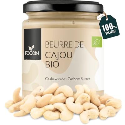 FOODIN Musée de cajou bio en verre 100% naturel 250 g - Publicité FOODIN Musée de cajou bio en verre 100% naturel 250 g - Publicité