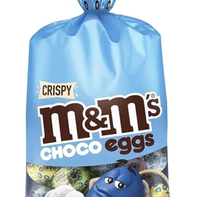 M&M's CRISPY Petits œufs de Pâques individuels bonbons chocolat au lait et riz soufflé Sachet de 187g - Publicité M&M's CRISPY Petits œufs de Pâques individuels bonbons chocolat au lait et riz soufflé Sachet de 187g - Publicité