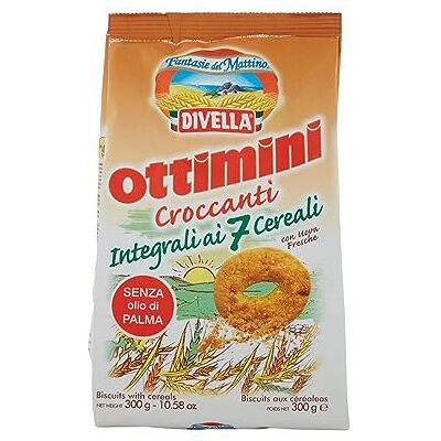 Divella biscuits ottimini croccanti ai 7 wholemeal cereals300 gr - Publicité Divella biscuits ottimini croccanti ai 7 wholemeal cereals300 gr - Publicité