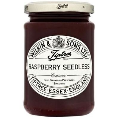 Tiptree Conserve sans pépins de framboise 340 g - Publicité Tiptree Conserve sans pépins de framboise 340 g - Publicité