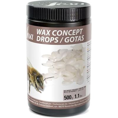 SOSA WAX CONCEPT Cire d'abeille naturelle Texturisant émulsifiant Usage alimentaire Flacon 500 g - Publicité SOSA WAX CONCEPT Cire d'abeille naturelle Texturisant émulsifiant Usage alimentaire Flacon 500 g - Publicité