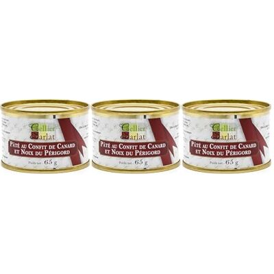 Cellier du Périgord Lot de 3 Terrines au Confit de Canard et aux Noix du Périgord - Publicité Cellier du Périgord Lot de 3 Terrines au Confit de Canard et aux Noix du Périgord - Publicité