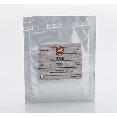 AlcoFermBrew Brie 10g – Culture pour fromage à croûte fleurie – Pour 20L de lait – Recette traditionnelle – Qualité italienne - Publicité AlcoFermBrew Brie 10g – Culture pour fromage à croûte fleurie – Pour 20L de lait – Recette traditionnelle – Qualité italienne - Publicité