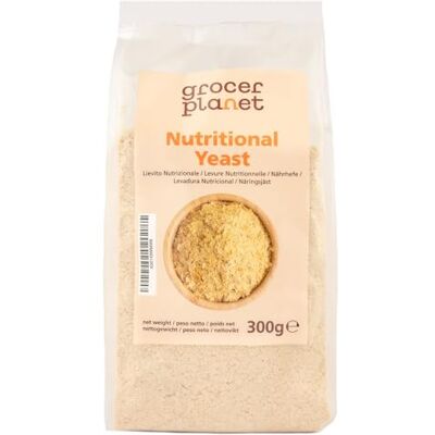GROCER PLANET Flocons de Levure Nutritionnelle (300g) Naturel - Publicité GROCER PLANET Flocons de Levure Nutritionnelle (300g) Naturel - Publicité