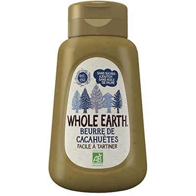Whole Earth Beurre de Cacahuètes Bio Source de protéines Sans Huile de Palme et Sans Sucres Ajoutés Format squeeze facile à doser 320g - Publicité Whole Earth Beurre de Cacahuètes Bio Source de protéines Sans Huile de Palme et Sans Sucres Ajoutés Format squeeze facile à doser 320g - Publicité