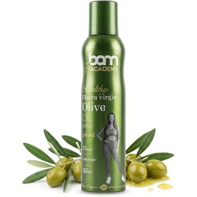 BAM Huile d’Olive Vierge Extra en Spray 200ml – Huile pour Cuisson, Friture et Assaisonnement, Pressée à Froid - Publicité BAM Huile d’Olive Vierge Extra en Spray 200ml – Huile pour Cuisson, Friture et Assaisonnement, Pressée à Froid - Publicité