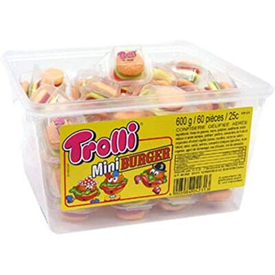 Trolli Mini Burger (lot de 4) - Publicité Trolli Mini Burger (lot de 4) - Publicité