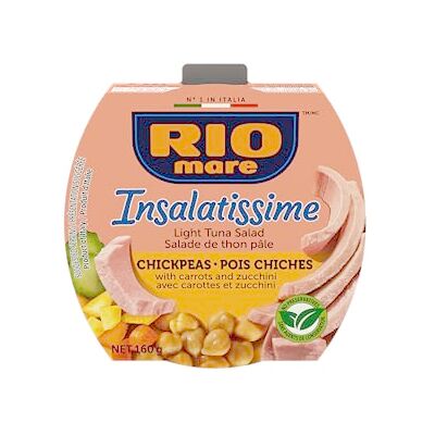 Rio Insalatissime CECI Salade de Thon Pois de Chche aux Courgettes et Carottes Repas Prêt 160 g - Publicité Rio Insalatissime CECI Salade de Thon Pois de Chche aux Courgettes et Carottes Repas Prêt 160 g - Publicité