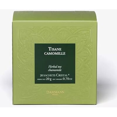 Dammann Frères Dammann Tisane Camomille 20 sachets cristal infusion sans caféine - Publicité Dammann Frères Dammann Tisane Camomille 20 sachets cristal infusion sans caféine - Publicité