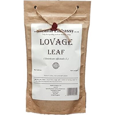 HEALTH EMBASSY Feuille de Livèche Tisane Levisticum Officinale L Lovage Leaf (50g) - Publicité HEALTH EMBASSY Feuille de Livèche Tisane Levisticum Officinale L Lovage Leaf (50g) - Publicité