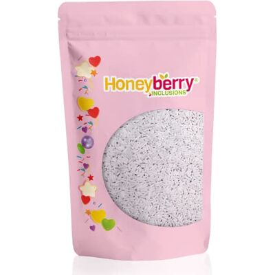 Honeyberry Vermicelles Pâtisserie Naturels et Comestibles 200g – Vermicelles de Sucres Décoratifs Colorés, Idéaux Pour Décorer Gâteaux, Biscuits et Desserts – Produit dans l’UE (Vermicelles Blancs) - Publicité Honeyberry Vermicelles Pâtisserie Naturels et Comestibles 200g – Vermicelles de Sucres Décoratifs Colorés, Idéaux Pour Décorer Gâteaux, Biscuits et Desserts – Produit dans l’UE (Vermicelles Blancs) - Publicité