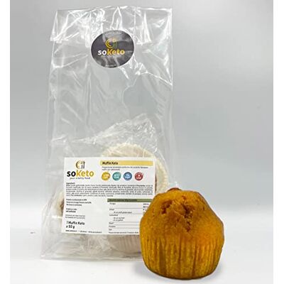 SOKETO MUFFIN Cétogène Vanille (2 x 50 gr) MUFFIN cétogéniques faibles en glucides et riches en protéines de 50g avec 41% de BONNES GRAISSES, 15% de PROTÉINES et 0,5 g de sucre - Publicité SOKETO MUFFIN Cétogène Vanille (2 x 50 gr) MUFFIN cétogéniques faibles en glucides et riches en protéines de 50g avec 41% de BONNES GRAISSES, 15% de PROTÉINES et 0,5 g de sucre - Publicité