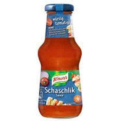 Knorr Salsa Schaschlik 250ml - Publicité Knorr Salsa Schaschlik 250ml - Publicité