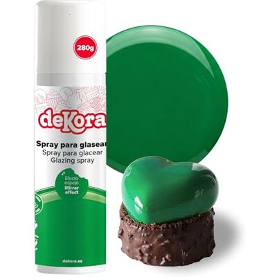dekora – Spray nappage brillant effet miroir pour entremets et mousses (surgelés), doux, ne tache pas, finition propre sans coulures, 280 g - Publicité dekora – Spray nappage brillant effet miroir pour entremets et mousses (surgelés), doux, ne tache pas, finition propre sans coulures, 280 g - Publicité