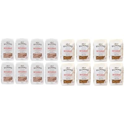 Rummo Pâtes complètes Lot d'essai 8 stylos rayés + 8 pâtes italiennes Fusilli ( 16 x 500 g) - Publicité Rummo Pâtes complètes Lot d'essai 8 stylos rayés + 8 pâtes italiennes Fusilli ( 16 x 500 g) - Publicité