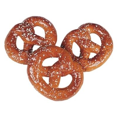 MAG Bretzel artificiel pain en lot de 3 en Plastique soufflé L 120x100 mm - Publicité MAG Bretzel artificiel pain en lot de 3 en Plastique soufflé L 120x100 mm - Publicité