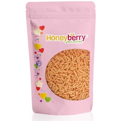 Honeyberry Vermicelles Pâtisserie Naturels et Comestibles 200g – Vermicelles de Sucres Décoratifs Colorés, Idéaux Pour Décorer Gâteaux, Biscuits et Desserts – Produit dans l’UE (Carottes Orange) - Publicité Honeyberry Vermicelles Pâtisserie Naturels et Comestibles 200g – Vermicelles de Sucres Décoratifs Colorés, Idéaux Pour Décorer Gâteaux, Biscuits et Desserts – Produit dans l’UE (Carottes Orange) - Publicité