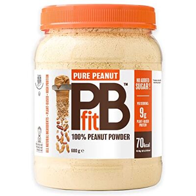 PBfit Beurre de Cacahuète en Poudre – 100% Naturel, Riche en Protéines, Faible en Matières Grasses – Sans Sucre Ajouté, Sans Gluten, Sans Additifs – Format 680 g - Publicité PBfit Beurre de Cacahuète en Poudre – 100% Naturel, Riche en Protéines, Faible en Matières Grasses – Sans Sucre Ajouté, Sans Gluten, Sans Additifs – Format 680 g - Publicité