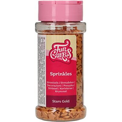FunCakes Étoiles Or : Sprinkles pour gâteaux, très savoureux, parfaits pour la décoration de gâteaux, étoiles comestibles. 60 g. Publicité FunCakes Étoiles Or : Sprinkles pour gâteaux, très savoureux, parfaits pour la décoration de gâteaux, étoiles comestibles. 60 g. Publicité
