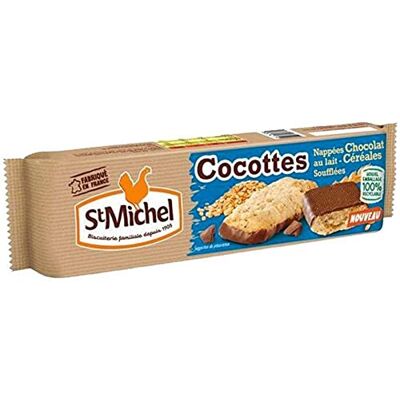 St Michel Cocottes Chocolat au lait et Céréales 140g (lot de 3) - Publicité St Michel Cocottes Chocolat au lait et Céréales 140g (lot de 3) - Publicité
